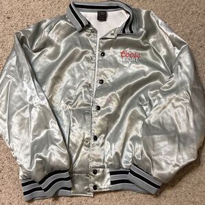 Vintage 1980s Coors Light Aristo Jac Bomber Jacket XL extra Large